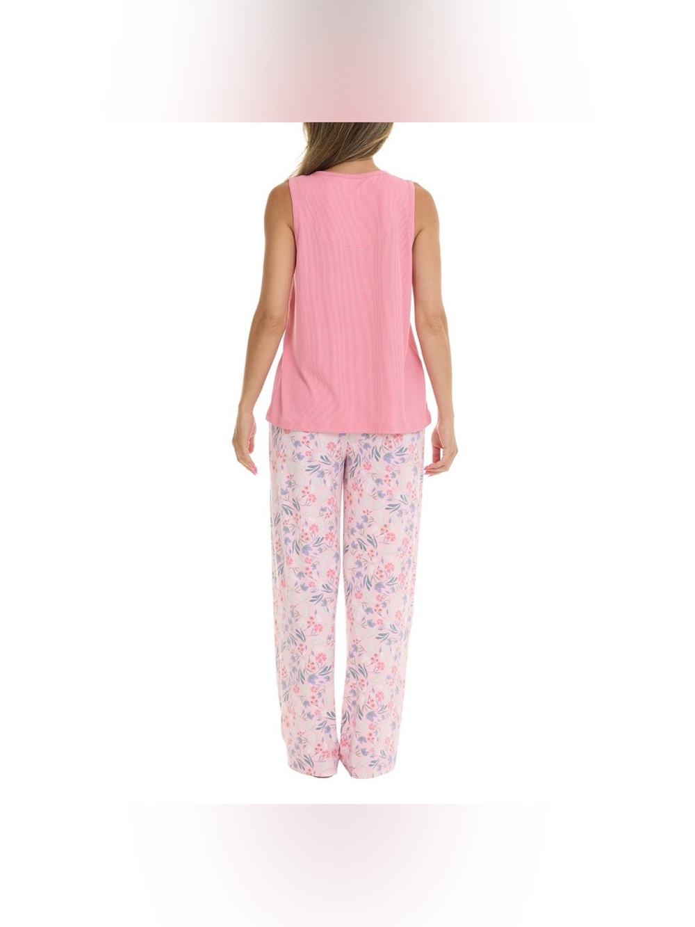 NWT Flora Nikrooz Pink Floral 3-Piece Pajama Set with Robe size XXL - Picture 6 of 11